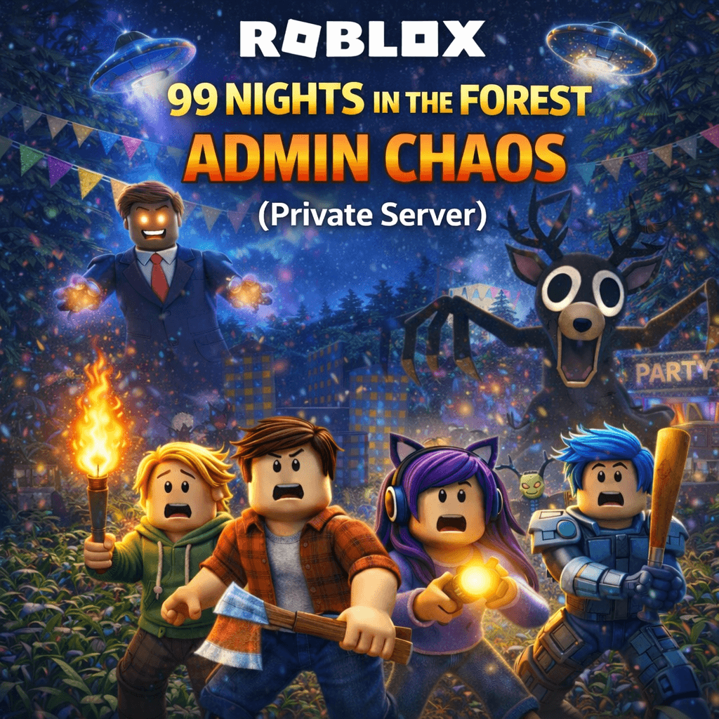 Roblox: 99 Nights in the Forest - Admin Chaos (Private Server)